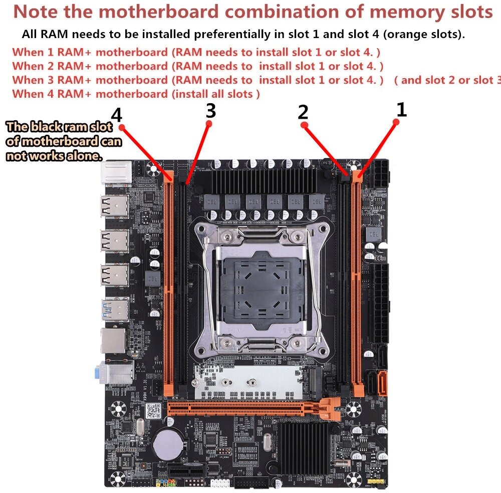 Комплект материнской платы X99: Atermiter D4 + Xeon E5 2650v4