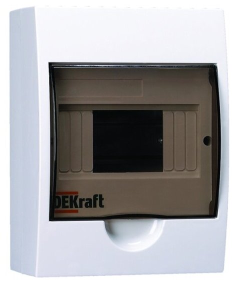 Корпус пластиковый навесной Dekraft 6 мод. IP41 ЩРН-П-6 31009DEK (1113509)