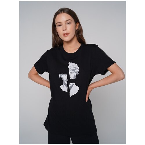 фото Футболка твое 80004 цвет: черный s