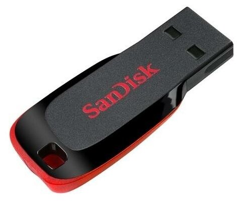 Флешка USB 64Gb SanDisk Cruzer Blade SDCZ50-064G-B35 черный