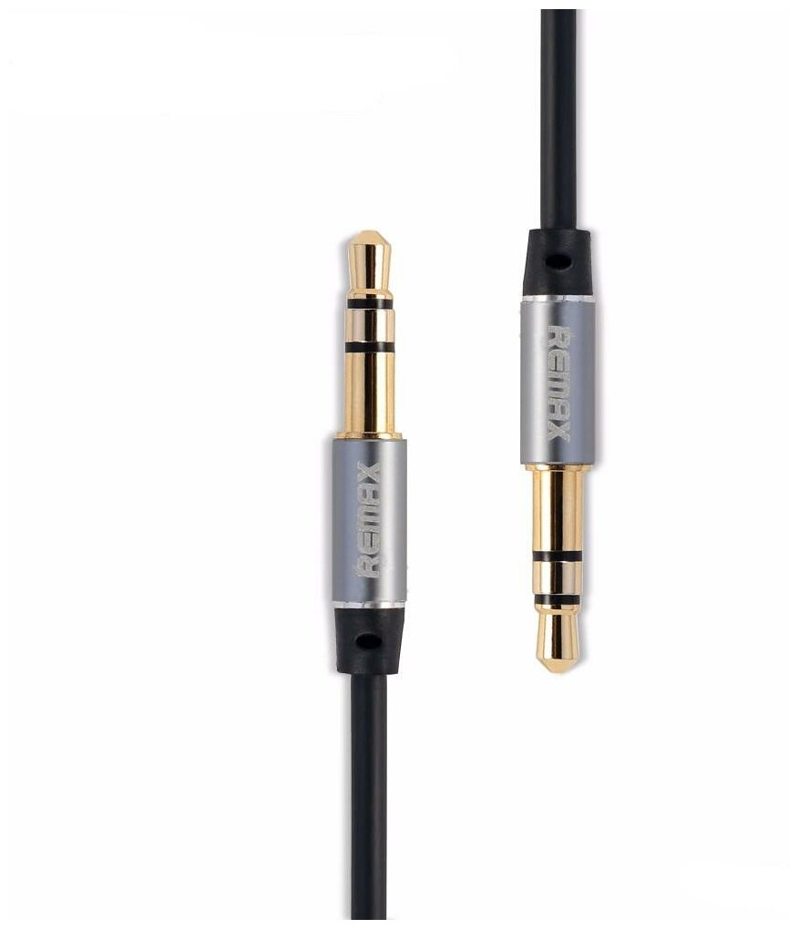 Аудиокабель REMAX 35 мм. AUX Jack Cable L100 1 метр (черный)