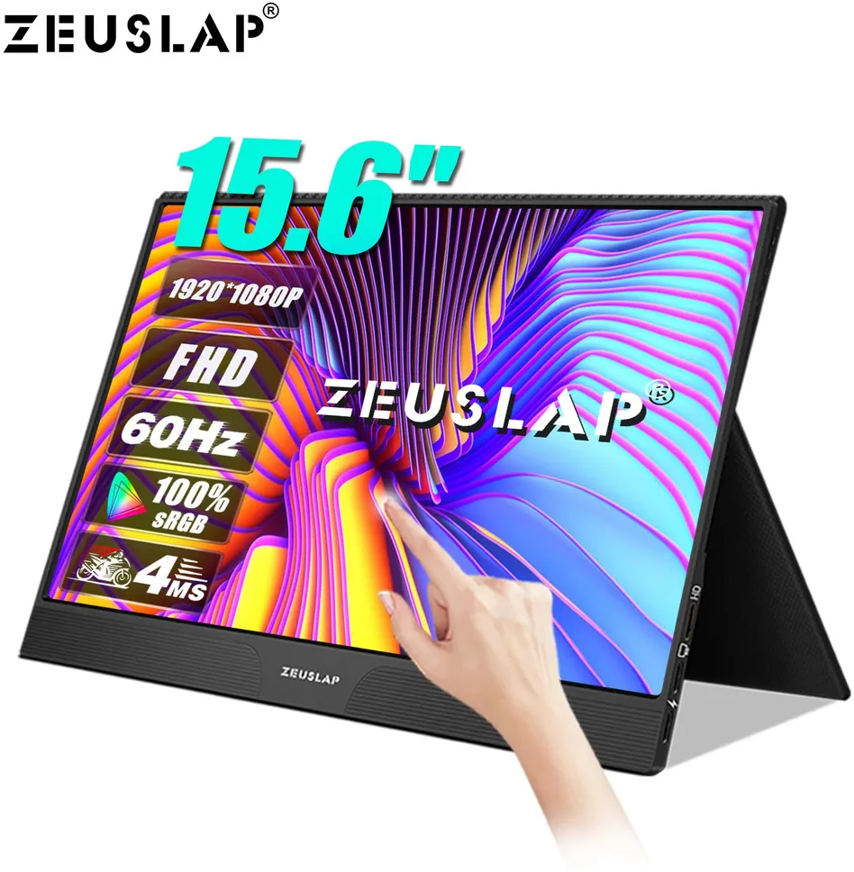 156" Монитор Zeuslap Z15ST 1920x1080 60 Гц IPS