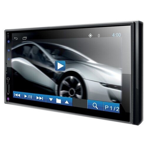 Автомагнитола / Centek CT-8121 / LCD Дисплей 7 дюймов / Совместимость iOS, Android / Цвет черный