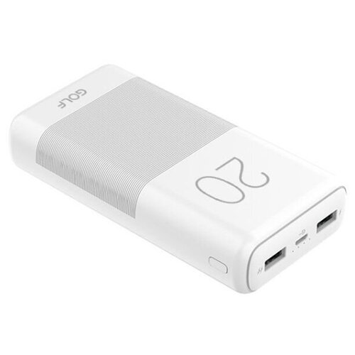 фото Внешний аккумулятор golf edgee g81 20000mah white