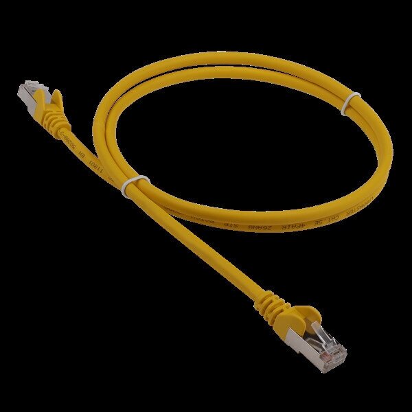 Патч-корд RJ45 - RJ45, 4 пары, FTP, категория 5е, 1 м, белый. LSZH, LANMASTER LAN-PC45/S5E-1.0-WH - фото №2