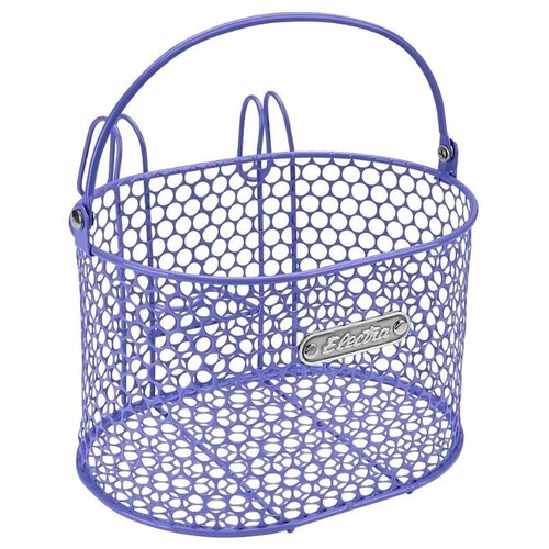 фото Велосипедная корзина electra honeycomb small hook-mounted handlebar basket purple