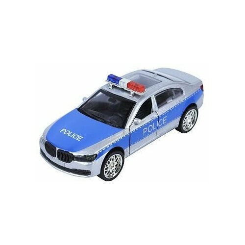 Машина kings toy Police инерционная световые звуковые эффекты металлическая 1:36