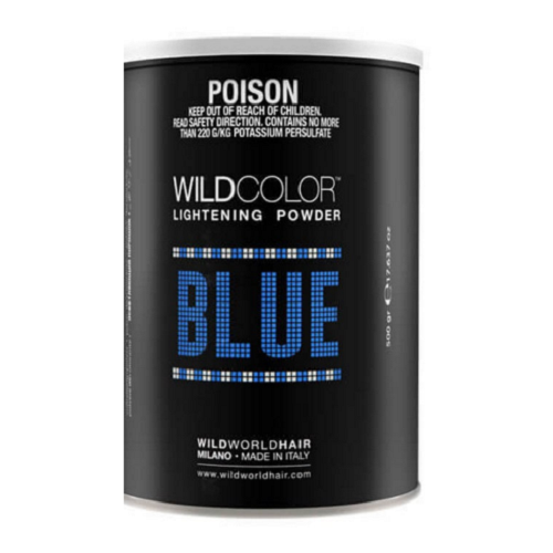 Wild Color Powder Blue - Вайлд Колор Пудра для осветления волос голубая, 500 гр -