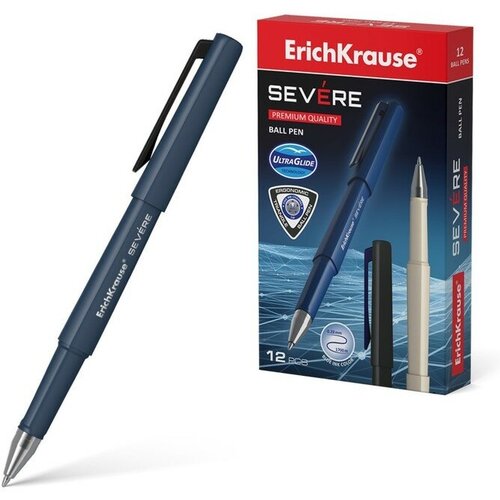 Ручка шариковая ErichKrause Severe, Ultra Glide Technology, узе 0.7 мм, чернила синие 9456653