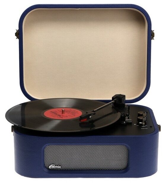 Виниловый проигрыватель Ritmix LP-190B Dark Blue Bluetooth синий