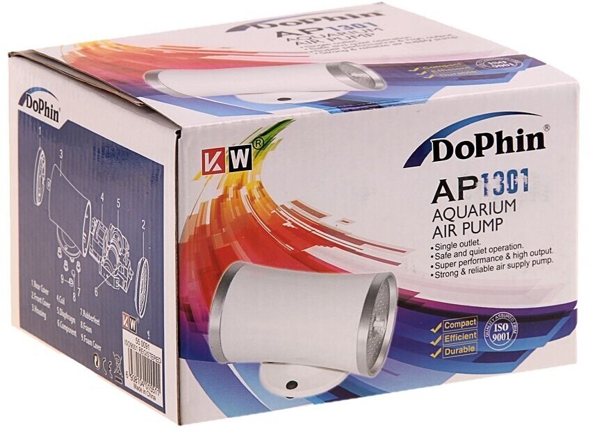 Аквариумный компрессор DoPhin AP 1301 - фотография № 10