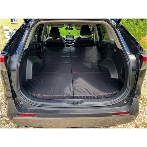 STEWARD 4Х4 / Автомобильный матрас в багажник машины для Тойота Рав 4 / Toyota RAV4 (4 поколение c 2012 по 2019 г. в.) черного цвета