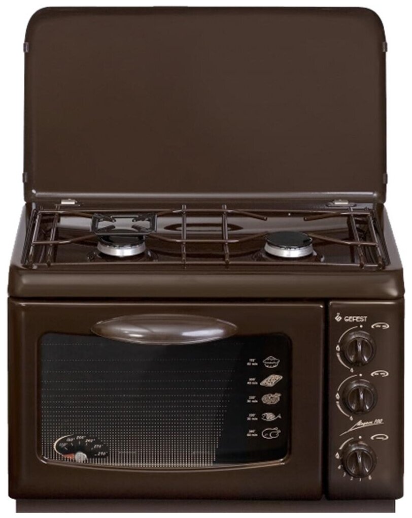 Мини-печь GEFEST ПГ 100, коричневый