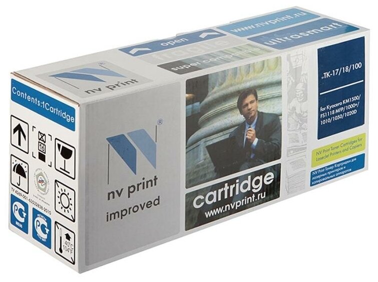 Картридж NV Print TK-590 Black для Kyocera, 7000 стр, черный NV-Print - фото №2