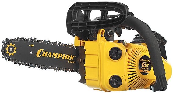 Бензопила Champion 125T 0,95 л. с. 10" шаг 3/8" паз 1,3 мм 40 звеньев