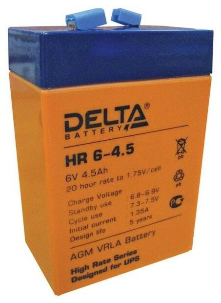 Батарея Delta HR 6-4.5 4.5Ач 6Bт