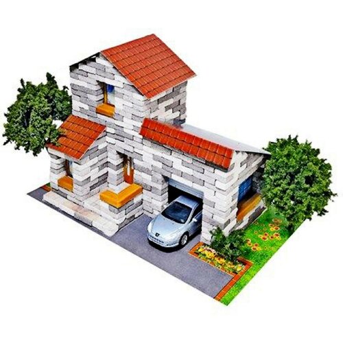 Конструктор из кирпичиков «Дом с гаражом», 500 деталей