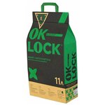Ok-Lock Наполнитель для кошачьего туалета 11л. растительный - изображение