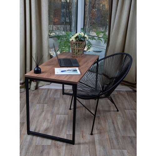 Стол обеденный DikoLoft нераскладной Крафт 120х60см ЛДСП дуб табачный