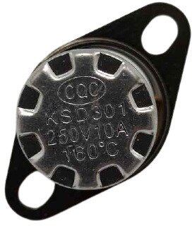 Датчик температуры KSD 160С 220V, 10A