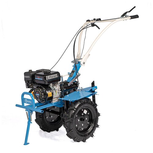 Мотоблок бензиновый пахарь Х-107 с ВОМ (7 л.с., колеса 4.00-10, чугунный редуктор, 2/1 скорости)
