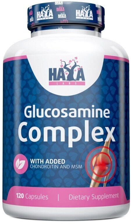 Haya Labs Glucosamine Chondroitine & MSM Complex (120 капс.)