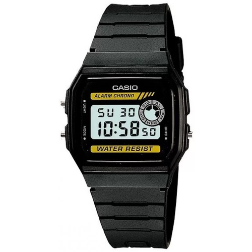 Наручные часы CASIO, розовый, черный наручные часы casio collection f 94wa 9 черный серый