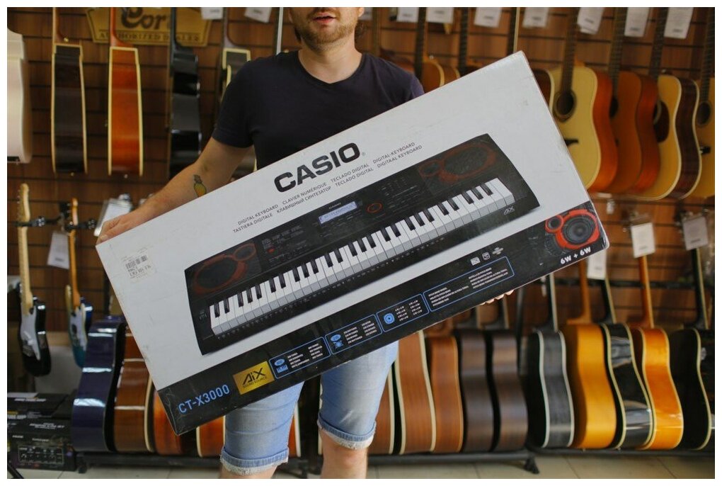 Синтезатор Casio 61клав. черный - фото №13