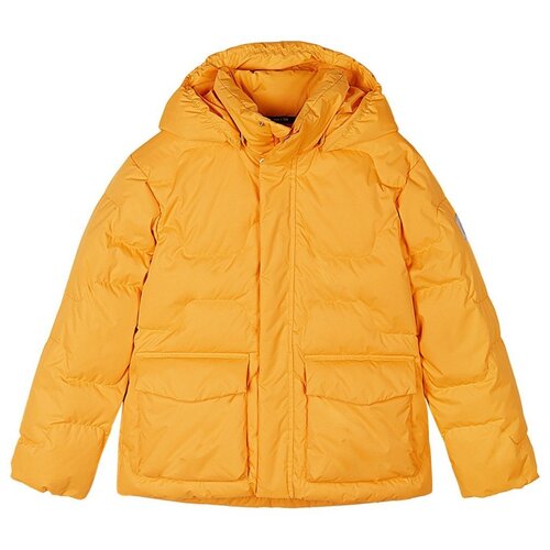 Куртка Reima, размер 128, желтый куртка reima размер 128 белый коричневый