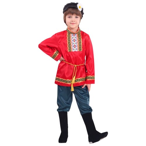 фото Детский костюм "ванюшка" (13163), 134 см. пуговка