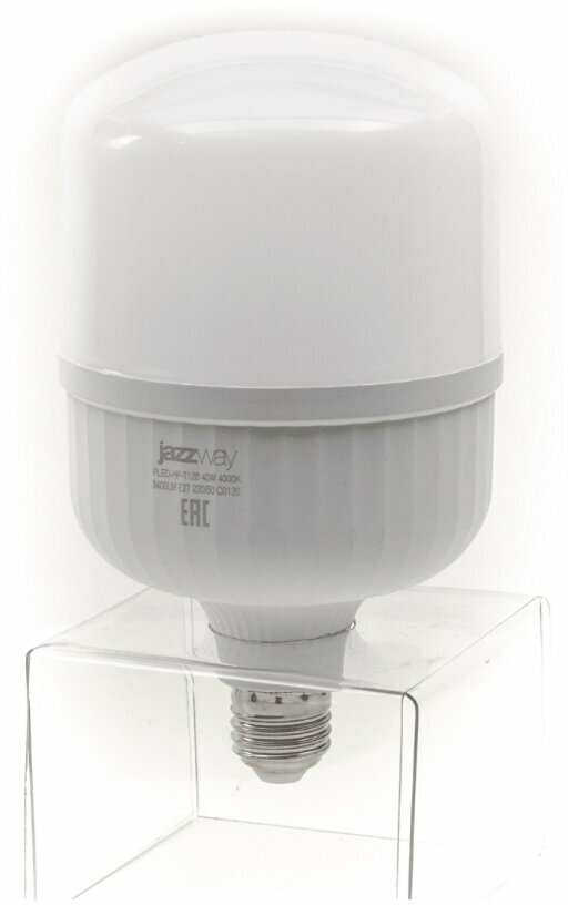 Лампа светодиодная PLED-HP-T100 30Вт 4000К бел. E27 2550лм JazzWay 1038913 - фотография № 4