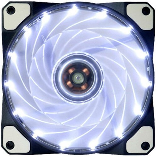 Корпусный вентилятор белый 120 мм LED Molex