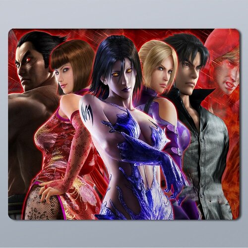 Коврик для мыши с принтом игра Tekken Tag Tournament 2 - 9782 игра для playstation 3 fighting edition tekken 6 soul calibur 5 tekken tag tournament 2