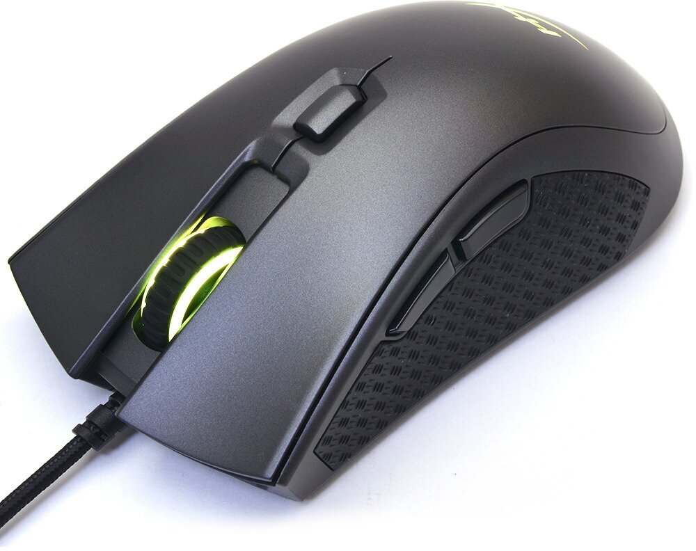 Мышь HYPERX Pulsefire FPS Pro, игровая, оптическая, проводная, USB, черный [4p4f7aa] - фото №6