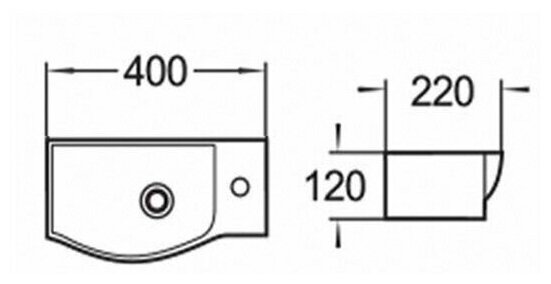 Раковина COMFORTY 7947AL - фотография № 3