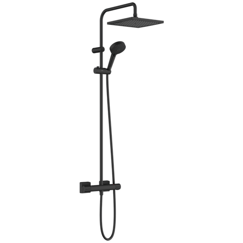 Душевая система с термостатом Hansgrohe Vernis Shape Showerpipe 240 26427670 vernis shape душевая система showerpipe 240 1 jet с термостатом 26427670