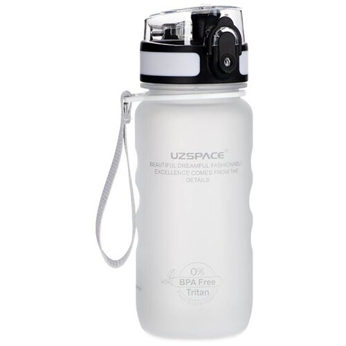 UZSPACE Бутылка для воды UZSPACE Sports Bottle 350 мл цвет белый 1980₽