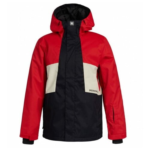Куртка DC Shoes для сноубординга, карманы, регулируемый капюшон, пояс/ремень, внутренние карманы, размер XS, красный