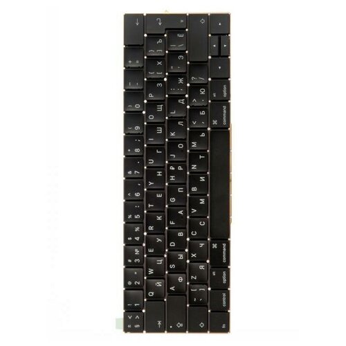 Клавиатура keyboard для Apple MacBook Pro 13 Retina Touch Bar A1706 A1707 Late 2016 Mid 2017 Г-образный Enter RUS 6760₽