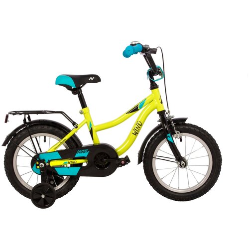 Детский велосипед Novatrack Wind V-brake 14 (2022) зелёный 10