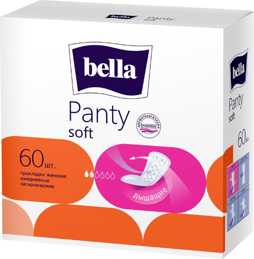 Bella Panty soft Прокладки ежедневные , 60 шт