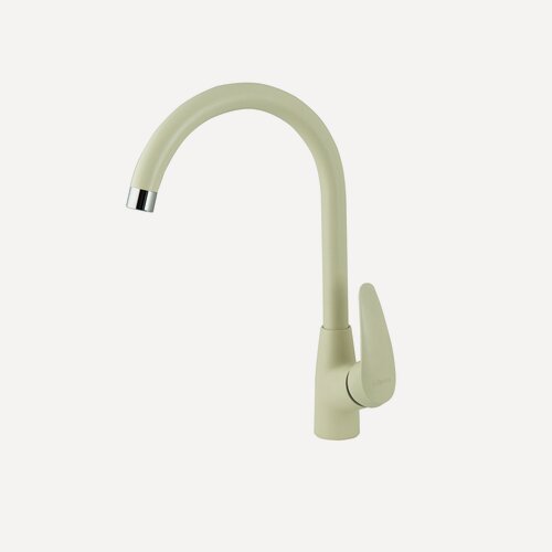 Изображение товара Смеситель для кухни Lemark LINARA LM0405PSH с высоким поворотным изливом, цвет: шампань