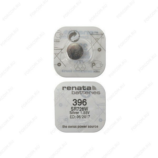 Батарейка RENATA SR726W 396 (0%Hg)