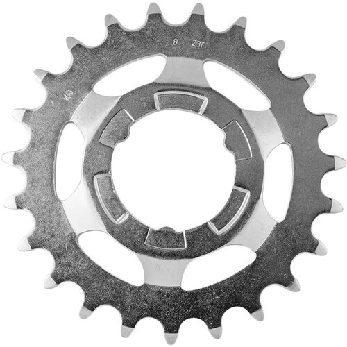 звезда задняя shimano 20t черная Звезда задняя Shimano 23T 2.3 мм серебристый