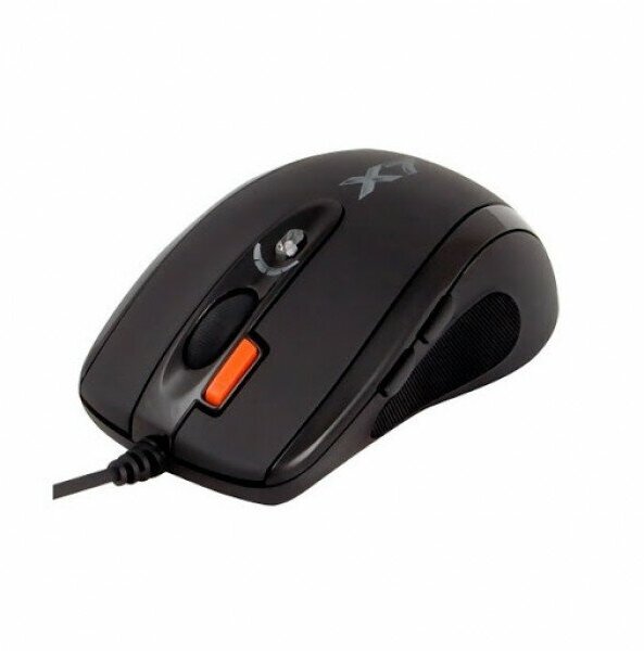 Мышь A4Tech X(7)-710MK Мини (черный) USB, 2000dpi, встр. память 16Кб, 1000ГЦ, 6 кнопок.