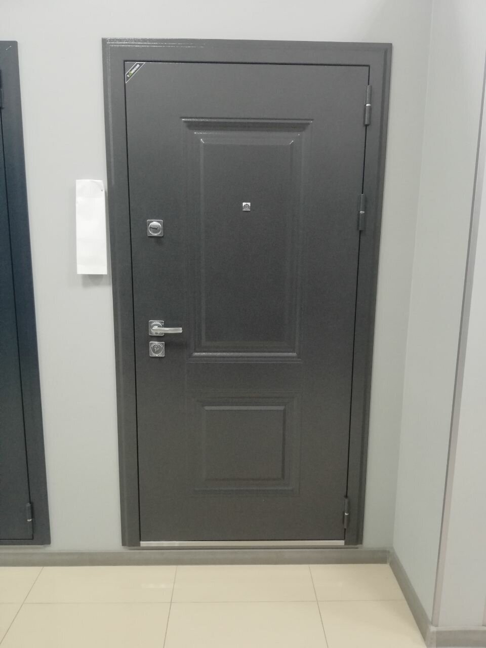 Входная дверь Базальт, софт капучино, 86*205, с правосторонним открыванием - фотография № 3