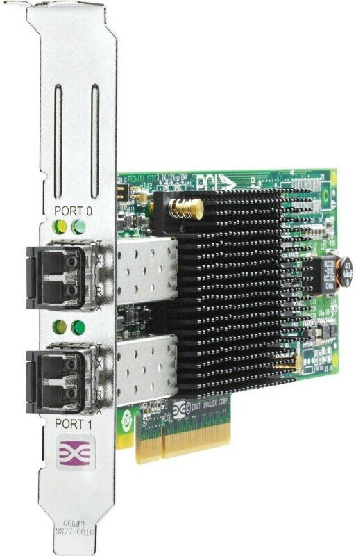 Адаптер HP 82Q 8Gb 2-port PCIe FC Host Bus Adapter [489191-001]