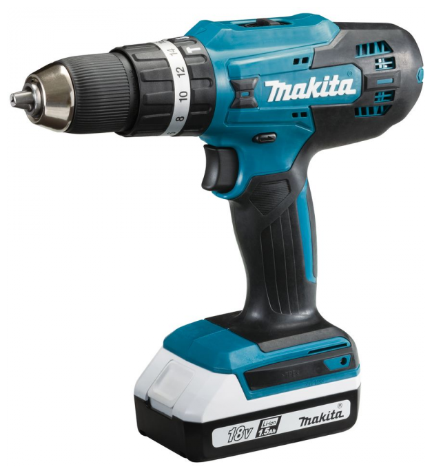 Аккумуляторная дрель-шуруповерт Makita HP488DWE