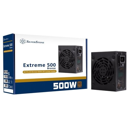Блок питания SilverStone SST-EX500-B 80 PLUS Bronze 500W SFX power supply 810614 8 2162500₽