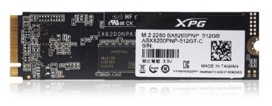 SSD накопитель A-DATA XPG SX8200 Pro 512Гб, M.2 2280, PCI-E x4, NVMe - фото №3